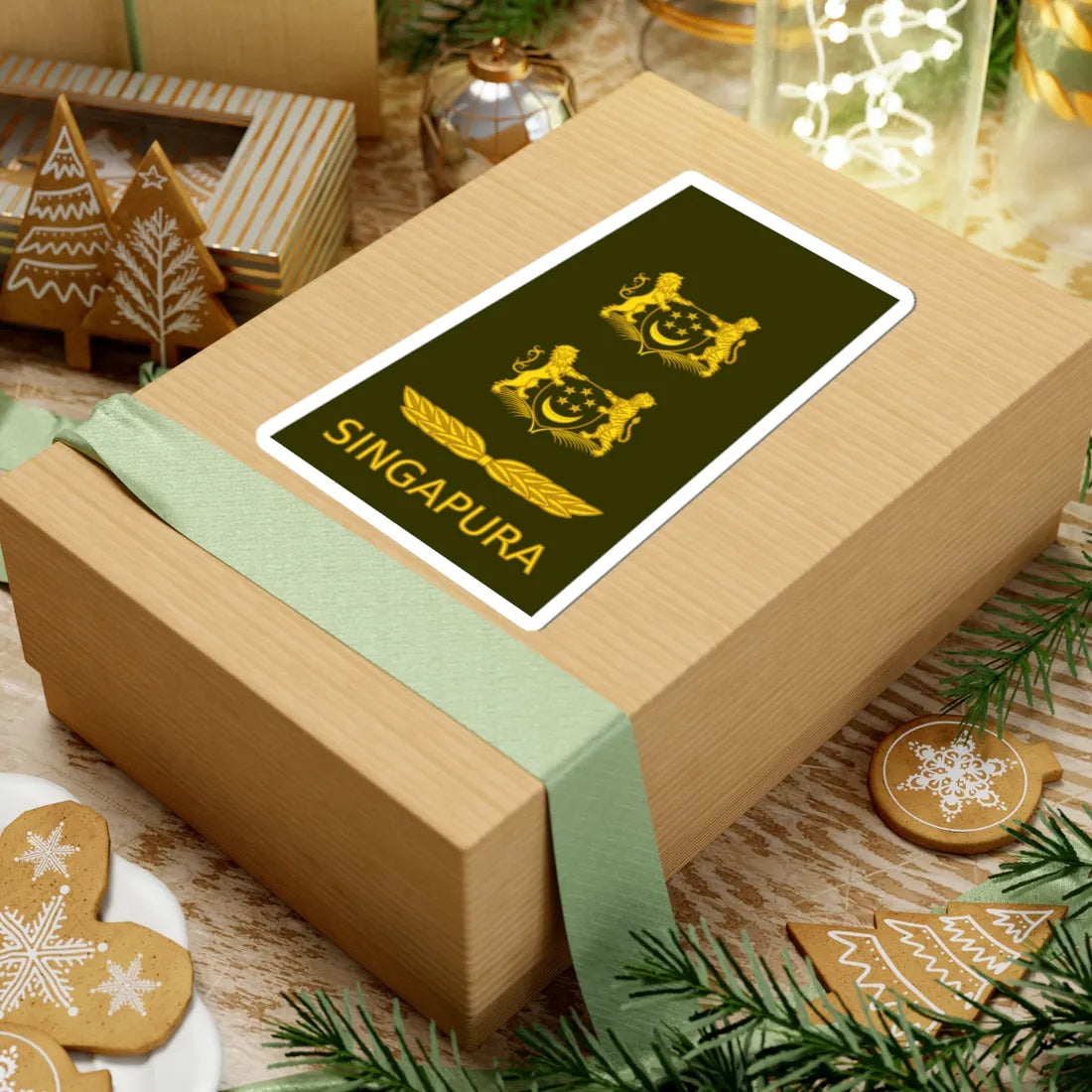 06 RSA OF04b (Singapore) (Military Rank) STICKER Vinyl Kiss-Cut Decal - The Sticker Space