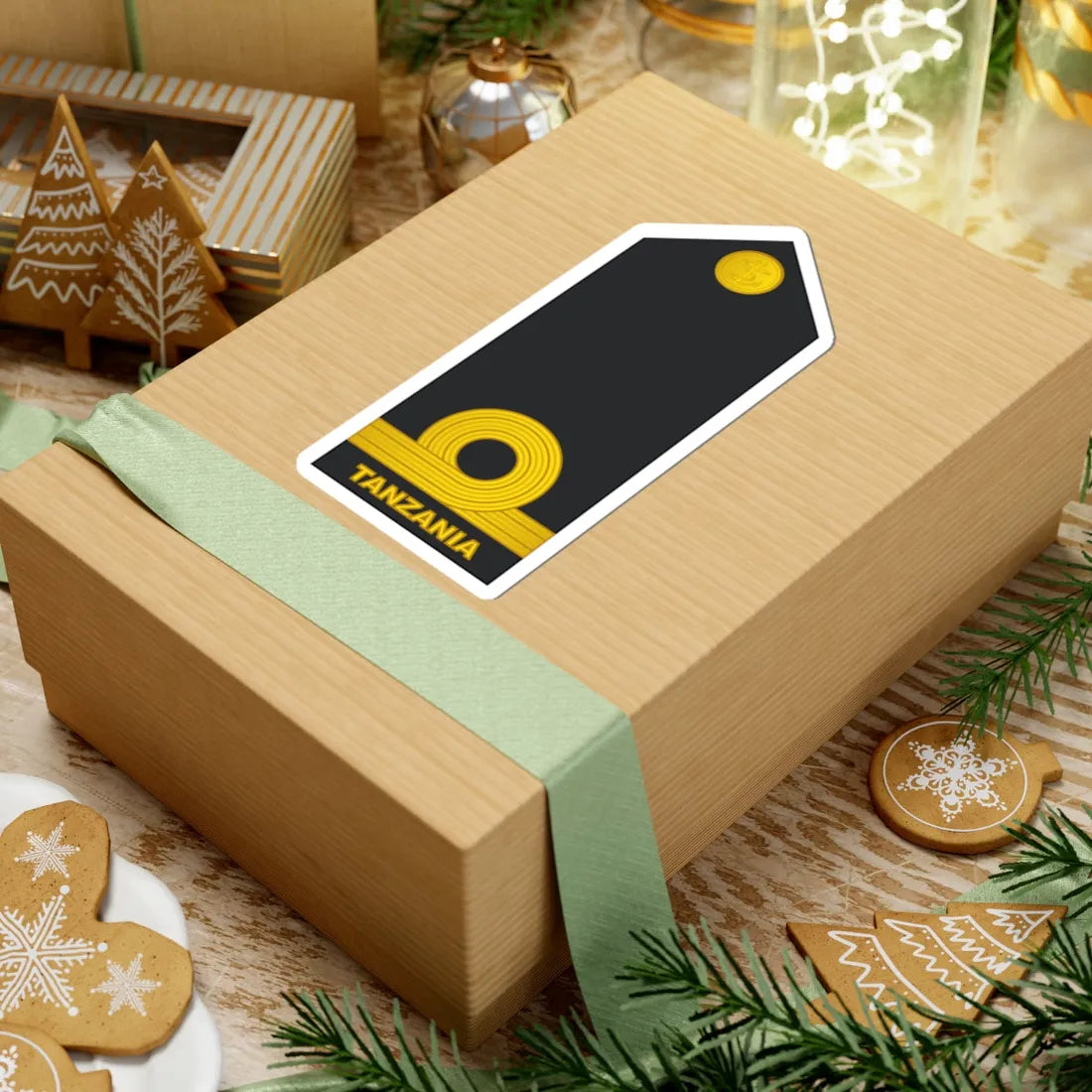 09 Tanzania Navy SLT (Tanzania) (Military Rank) STICKER Vinyl Kiss-Cut Decal - The Sticker Space