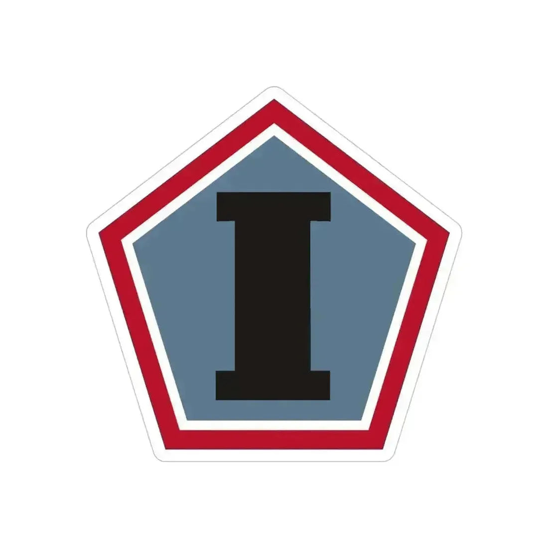 1 Group (U.S. Army) REVERSE PRINT Transparent Die-Cut STICKER - The Sticker Space
