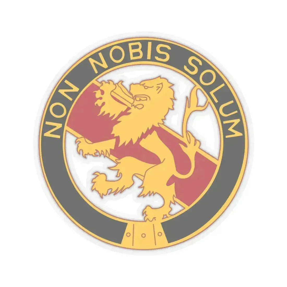 1 Maintenance Company (U.S. Army) STICKER Vinyl Kiss-Cut Decal 4 Inch Transparent - The Sticker Space