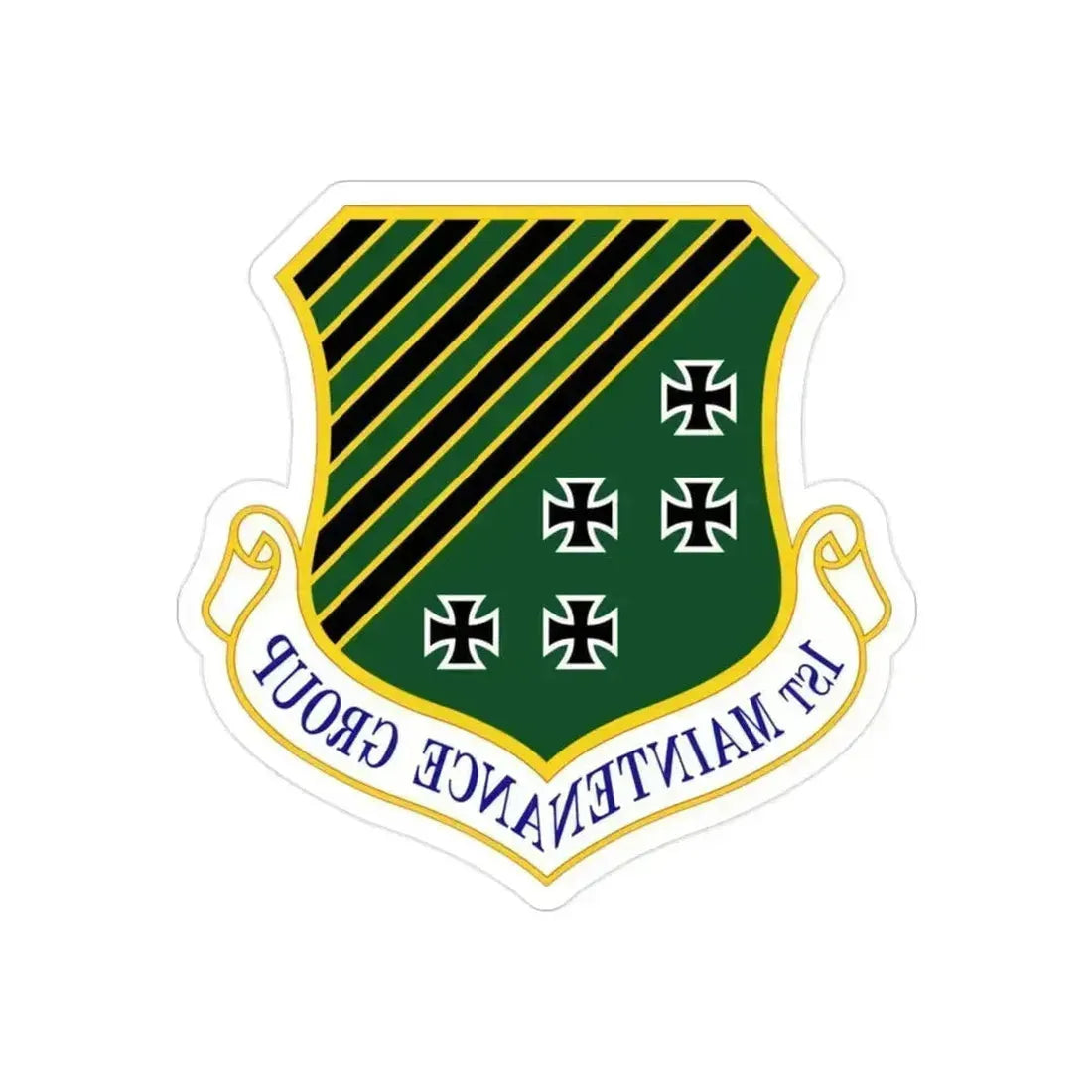 1 Maintenance Group ACC (U.S. Air Force) REVERSE PRINT Transparent Die-Cut STICKER - The Sticker Space