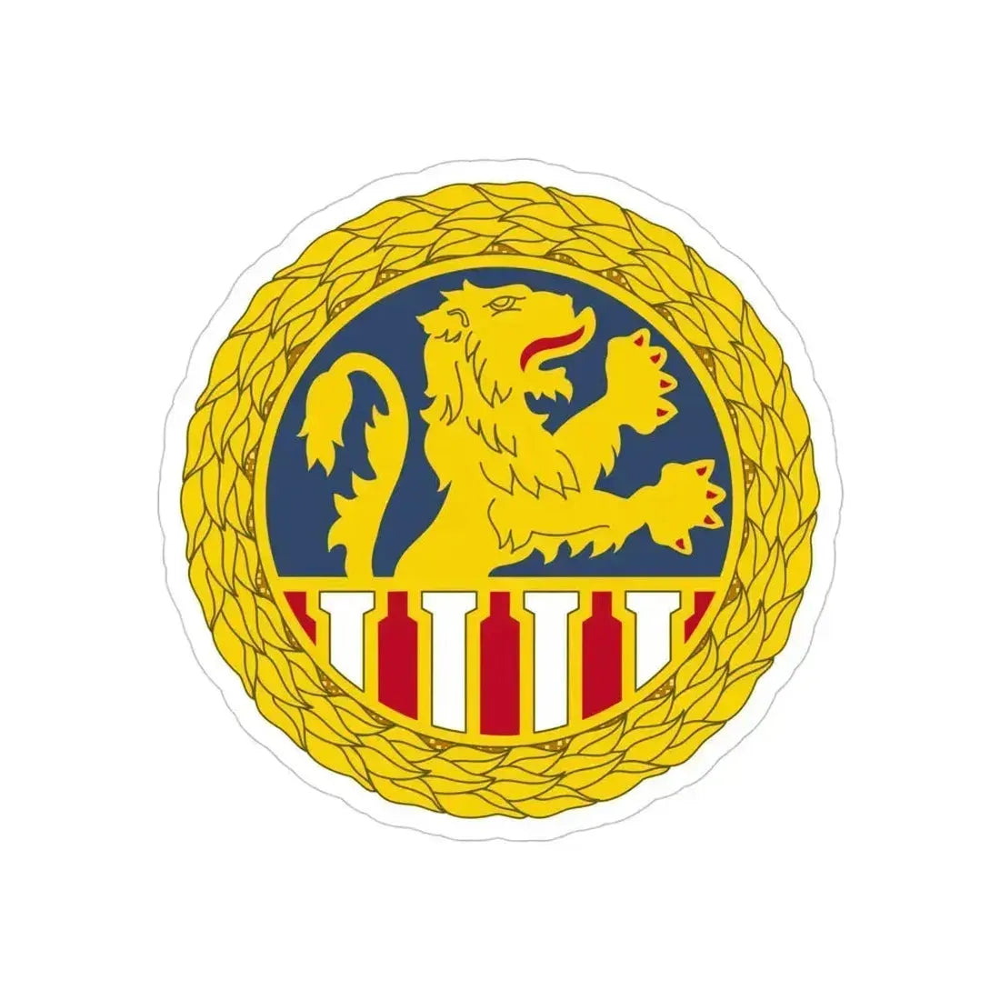 1 Personnel Command 2 (U.S. Army) REVERSE PRINT Transparent Die-Cut STICKER - The Sticker Space