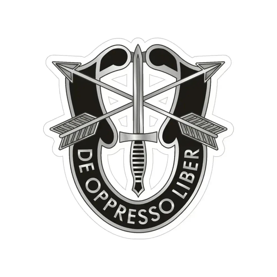 1 Special Forces (U.S. Army) Transparent STICKER Die-Cut Vinyl Decal - The Sticker Space