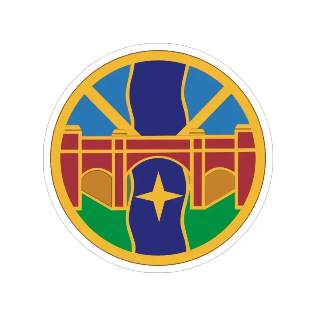 1 Transportation Agency (U.S. Army) Transparent STICKER Die-Cut Vinyl Decal - The Sticker Space