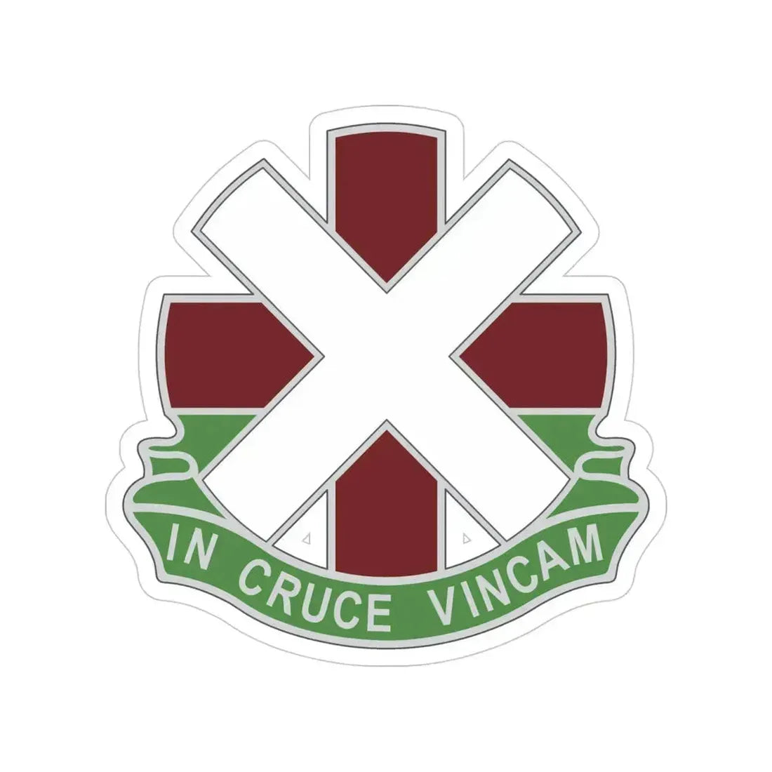 10 Field Hospital (U.S. Army) Transparent STICKER Die-Cut Vinyl Decal - The Sticker Space