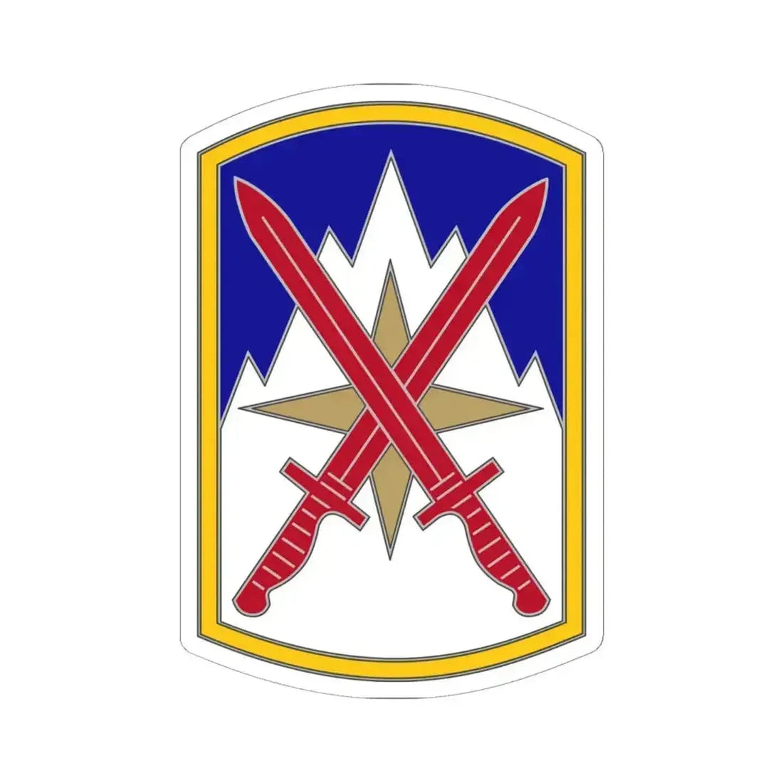 10 Sustainment Brigade (U.S. Army) STICKER Vinyl Kiss-Cut Decal 6 Inch White - The Sticker Space