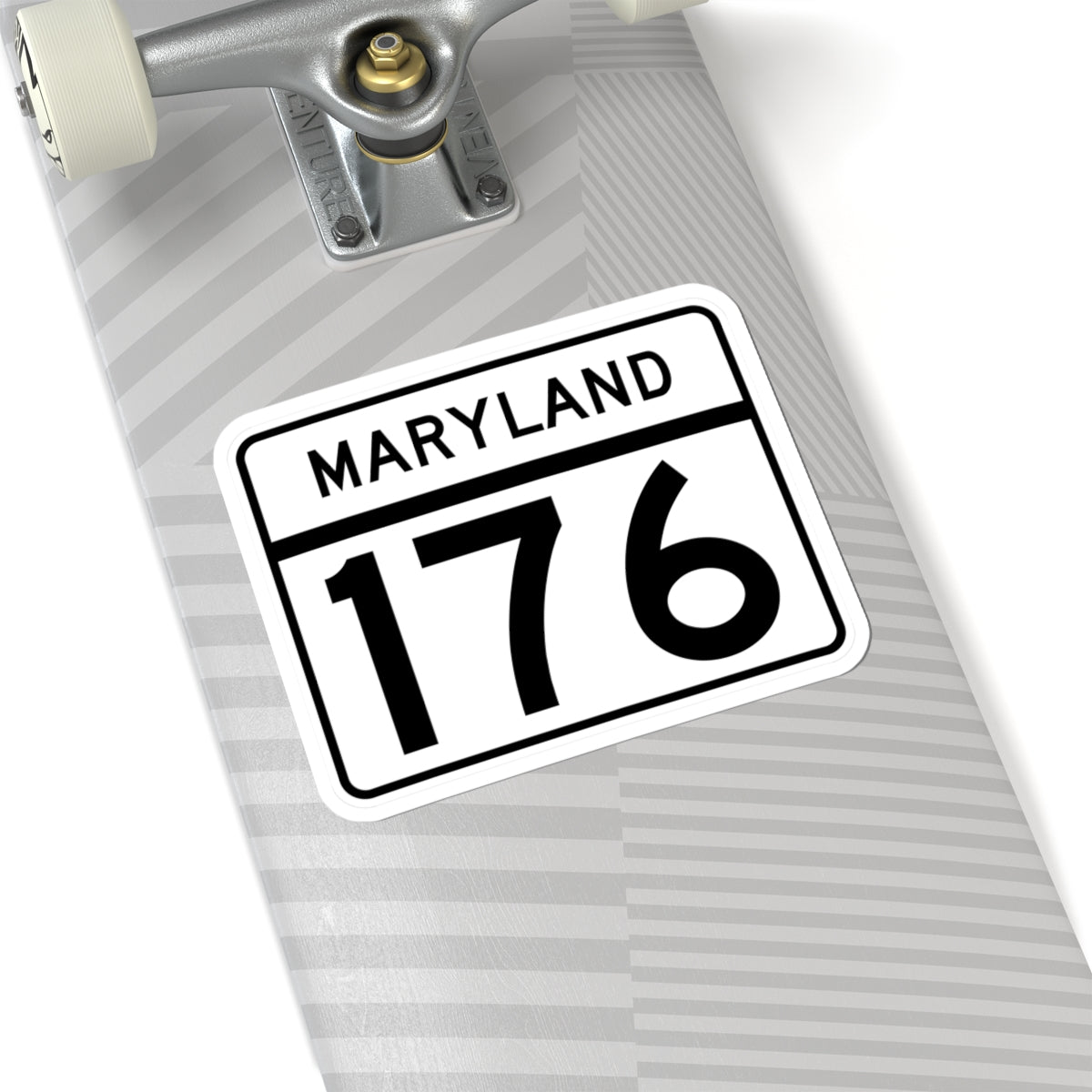 MD Route 176 (Maryland) (Road Sign) STICKER Vinyl Kiss-Cut Decal