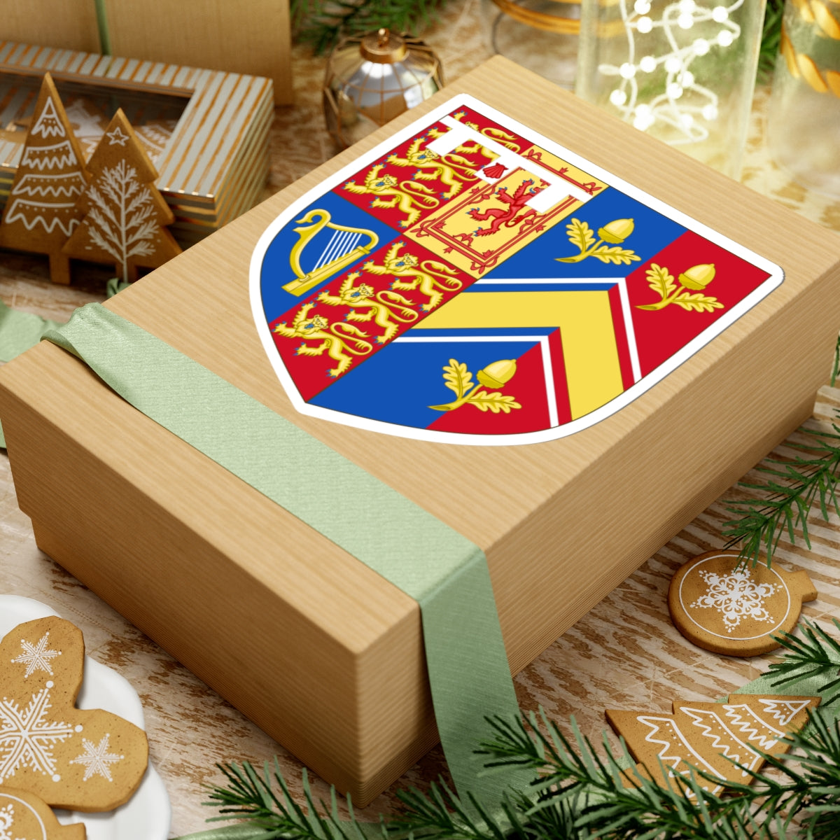 Arms of Catherine Duchess of Cambridge (United Kingdom) (Coat of Arms) STICKER Vinyl Kiss-Cut Decal