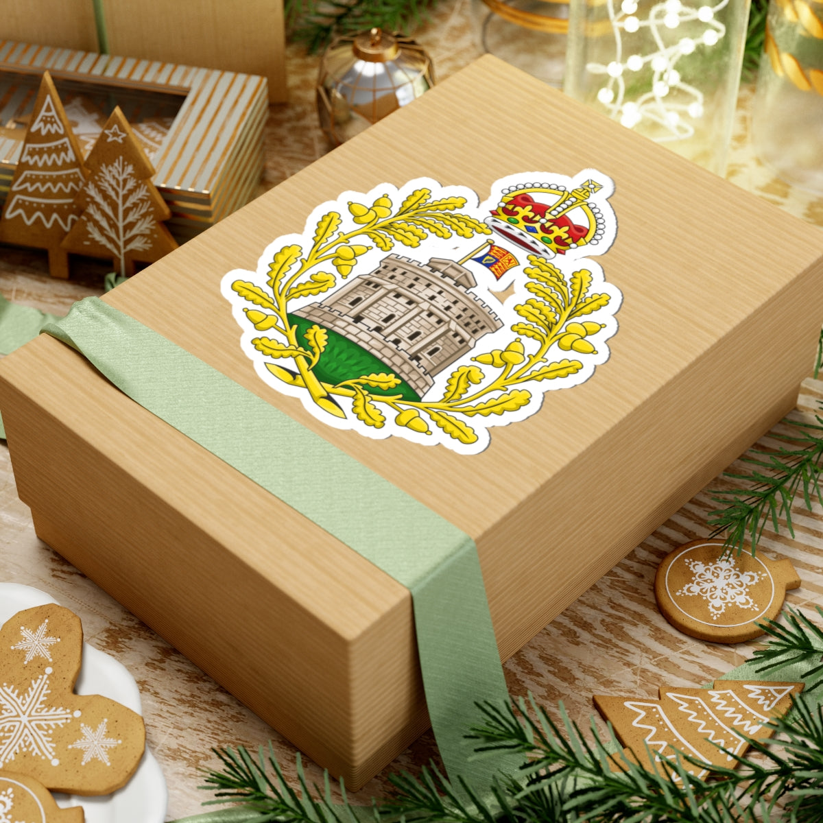 Badge of the House of Windsor (United Kingdom) (Coat of Arms) STICKER Vinyl Kiss-Cut Decal