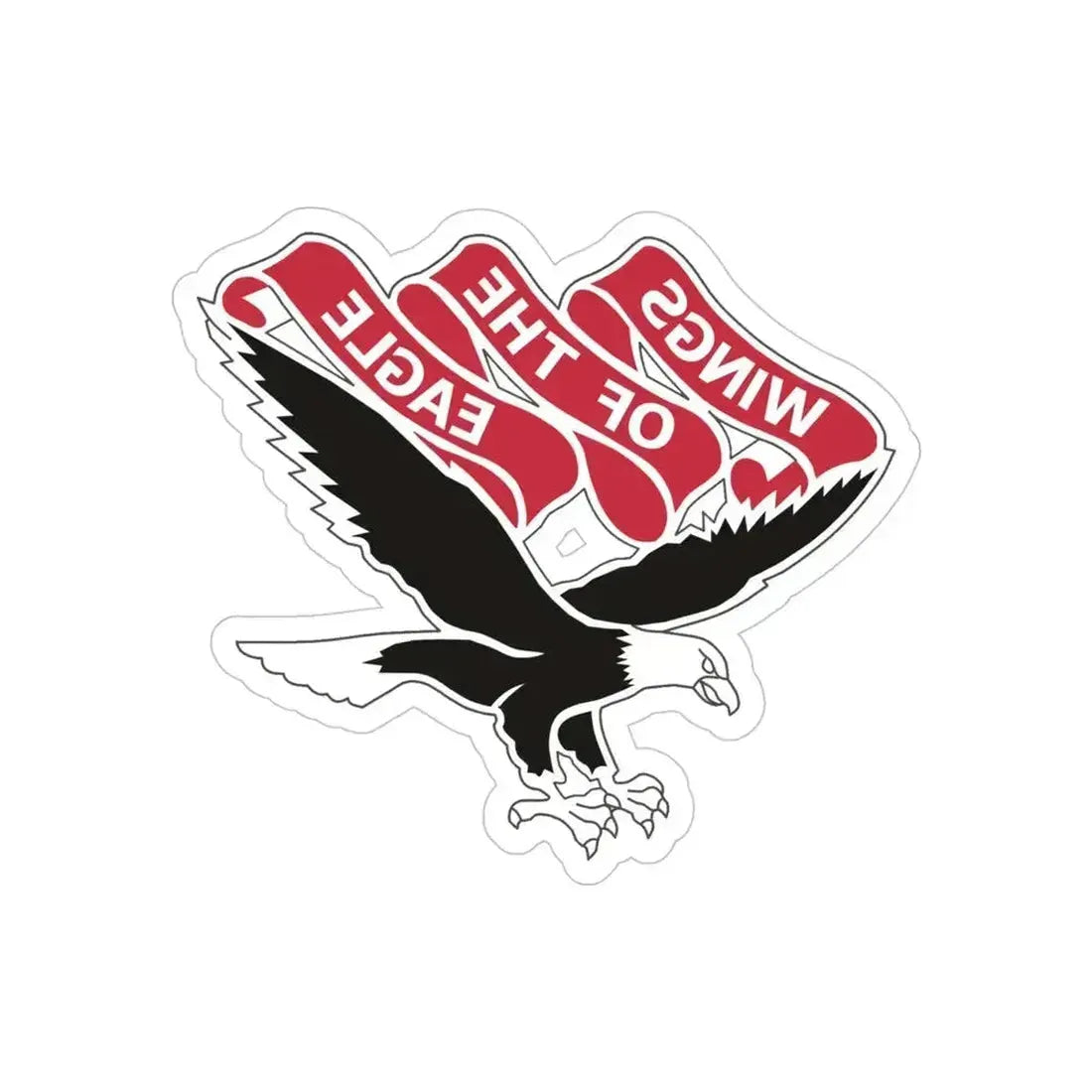 101st Aviation Regiment (U.S. Army) REVERSE PRINT Transparent Die-Cut STICKER - The Sticker Space