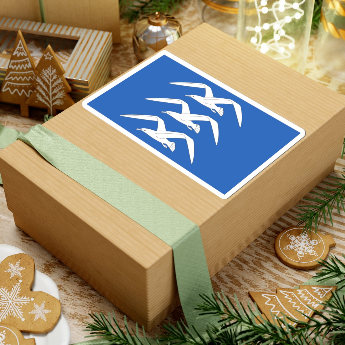 Flag of Haugesund Rogaland Norway - STICKER Vinyl Kiss-Cut Decal