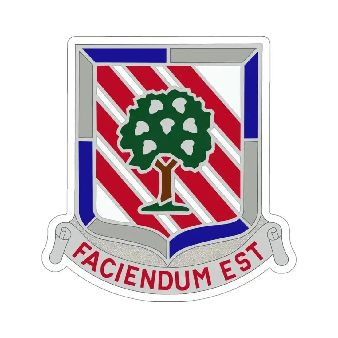 104 Engineer Battalion Obsolete Insignia (U.S. Army) STICKER Vinyl Die-Cut Decal - The Sticker Space