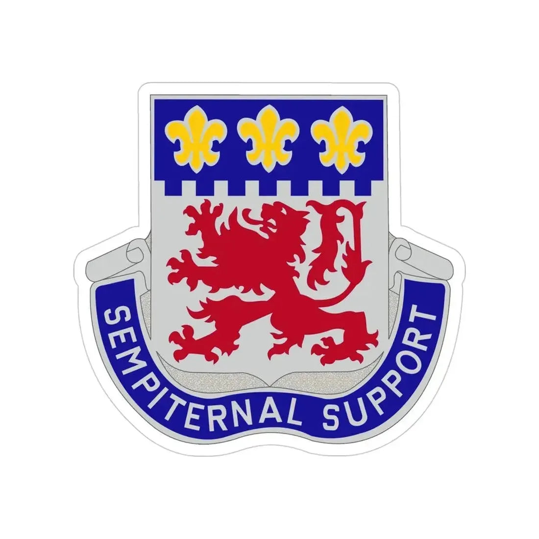 105 Engineer Group (U.S. Army) Transparent STICKER Die-Cut Vinyl Decal - The Sticker Space