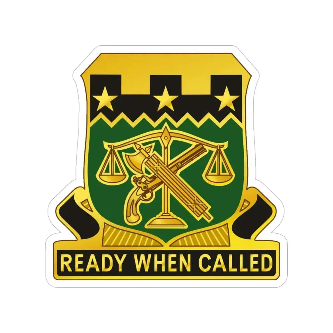 105 Military Police Battalion (U.S. Army) Transparent STICKER Die-Cut Vinyl Decal - The Sticker Space