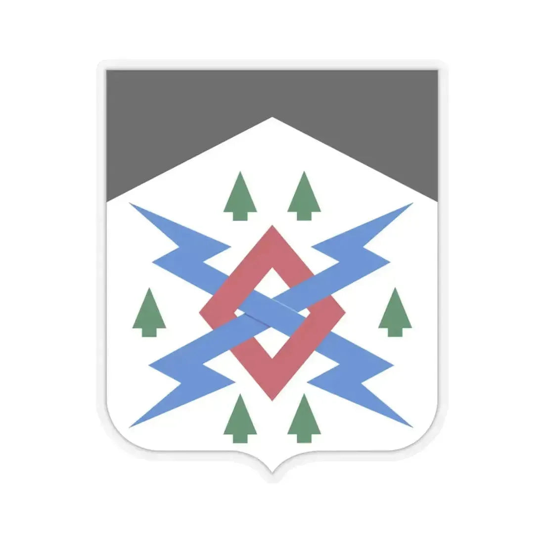 106 Military Intelligence Battalion 2 (U.S. Army) STICKER Vinyl Kiss-Cut Decal 6 Inch Transparent - The Sticker Space