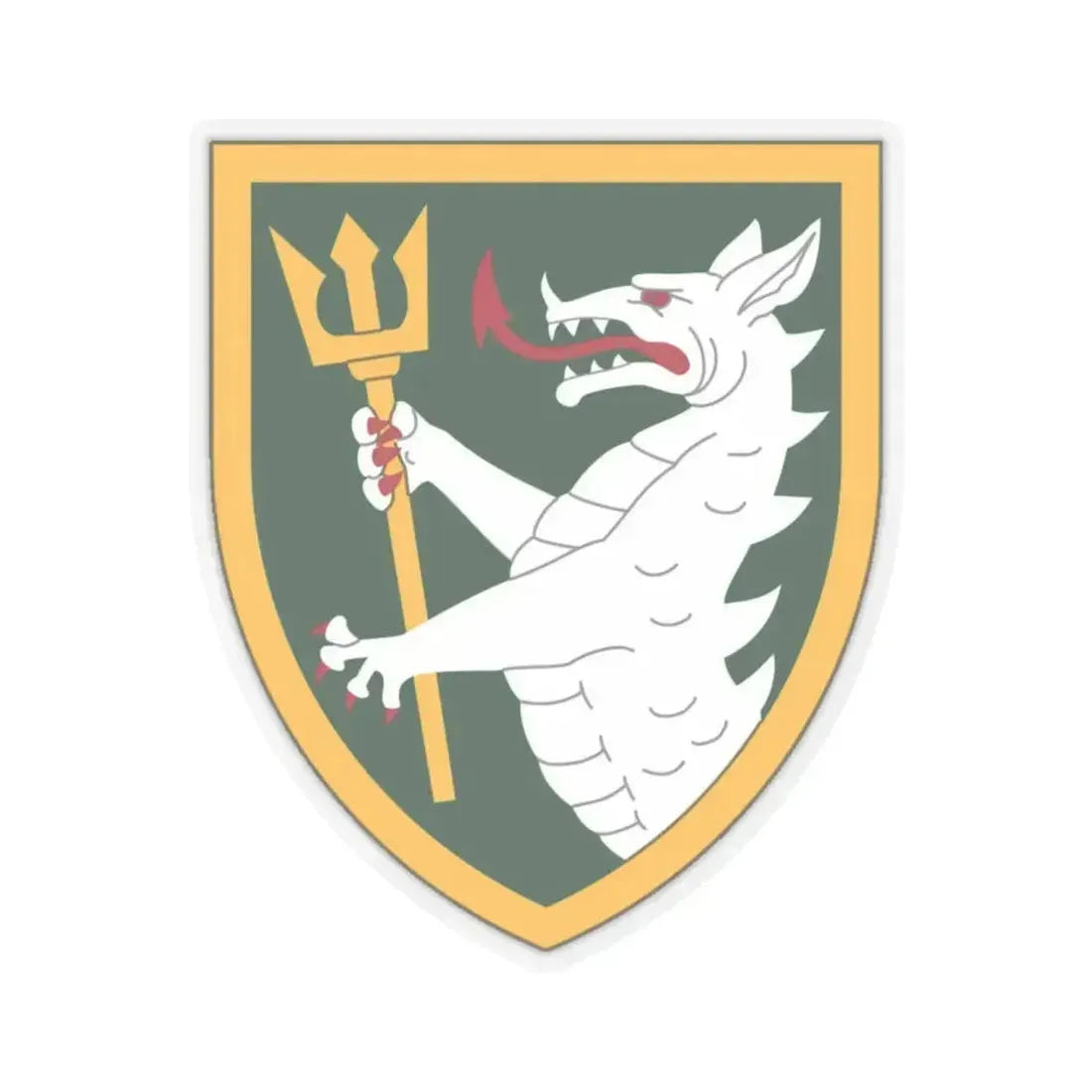 108 Armored Cavalry Regiment (U.S. Army) STICKER Vinyl Kiss-Cut Decal 6 Inch Transparent - The Sticker Space