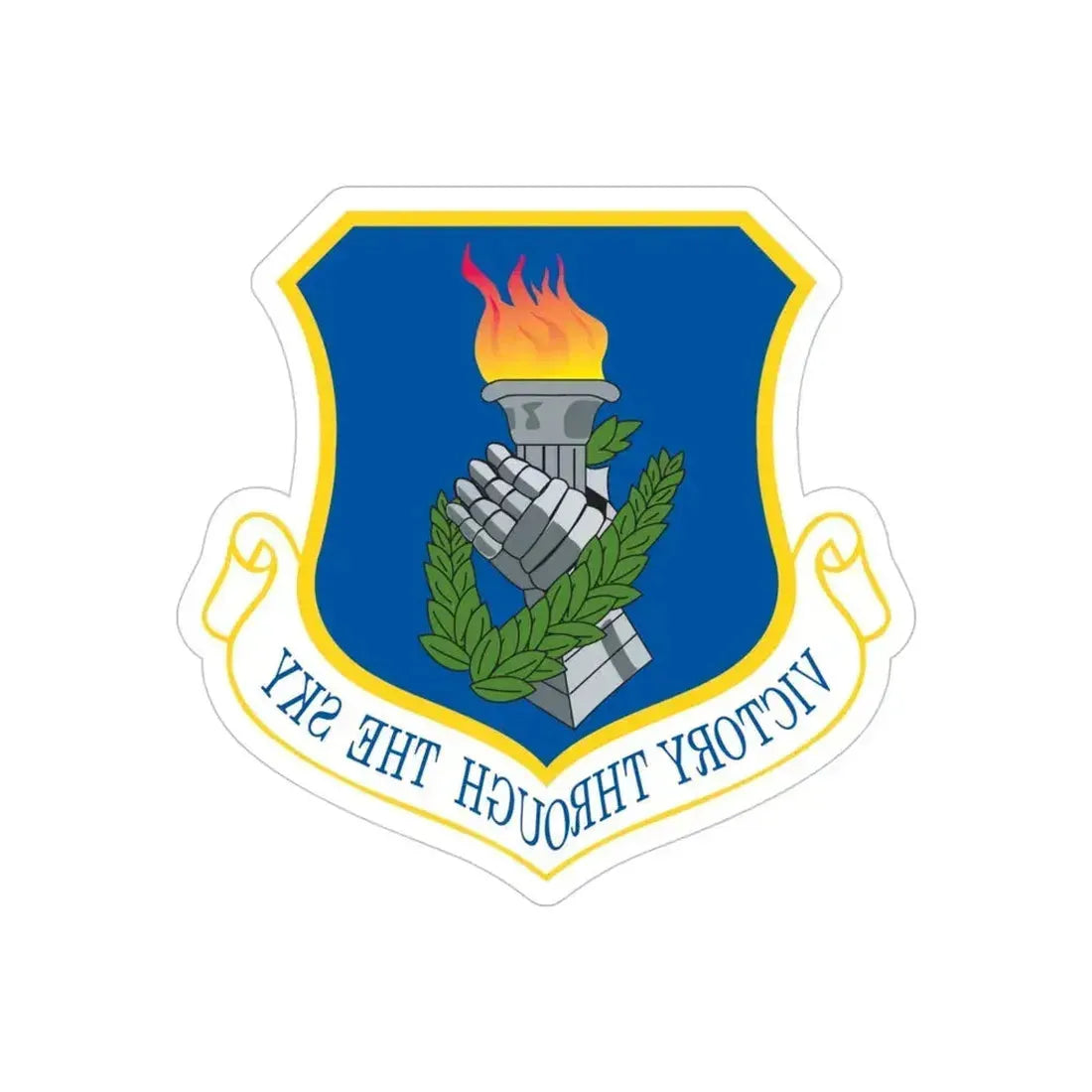 108th Air Refueling Wing (U.S. Air Force) REVERSE PRINT Transparent Die-Cut STICKER - The Sticker Space