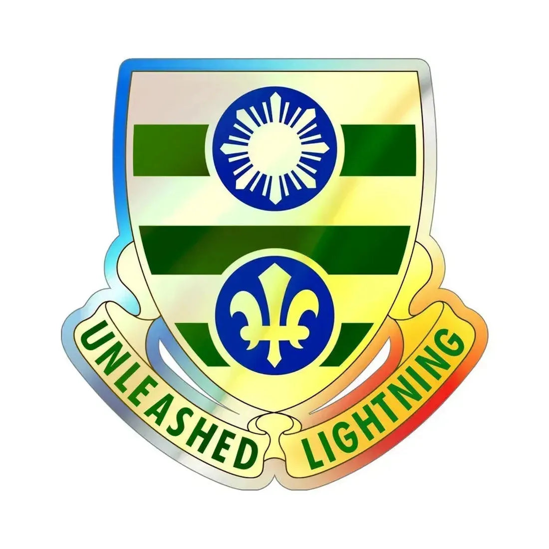 109 Armor Regiment (U.S. Army) Holographic STICKER Die-Cut Vinyl Decal - The Sticker Space