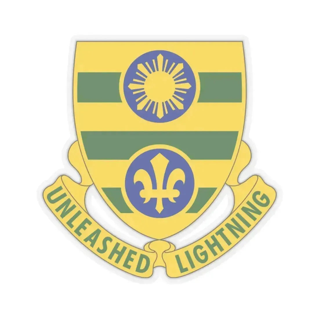 109 Armor Regiment (U.S. Army) STICKER Vinyl Kiss-Cut Decal 6 Inch Transparent - The Sticker Space