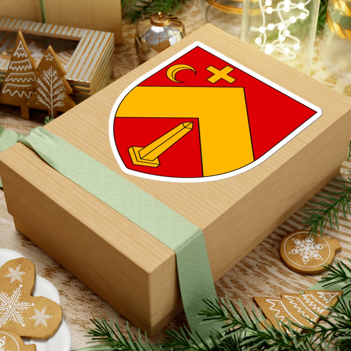 Beni Mered Coat of Arms French Algeria (Algeria) (Coat of Arms) STICKER Vinyl Kiss-Cut Decal