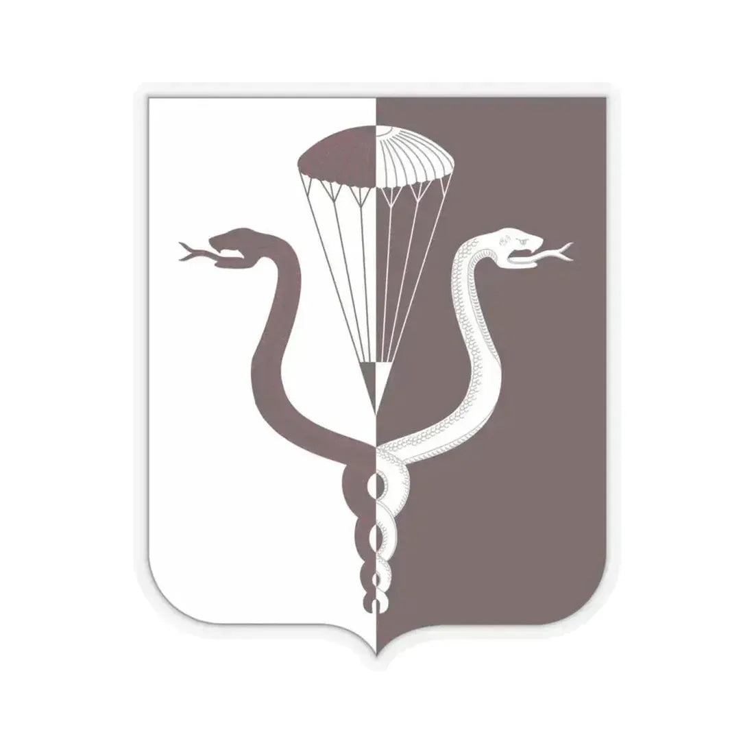 11 Medical Battalion 2 (U.S. Army) STICKER Vinyl Kiss-Cut Decal 4 Inch Transparent - The Sticker Space