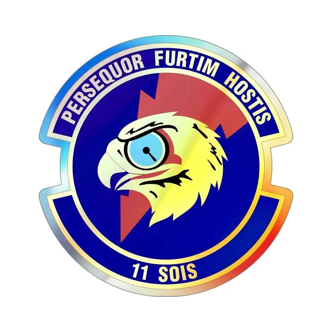 11 Special Operations Intelligence Squadron AFSOC (U.S. Air Force) Holographic STICKER Die-Cut Vinyl Decal - The Sticker Space