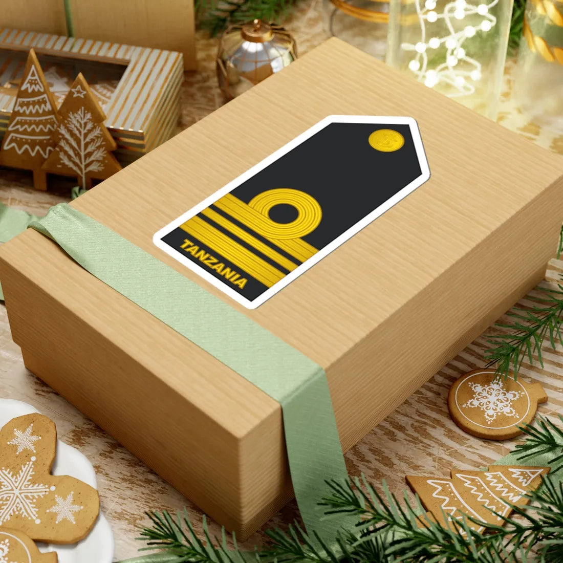 11 Tanzania Navy LCDR (Tanzania) (Military Rank) STICKER Vinyl Kiss-Cut Decal - The Sticker Space