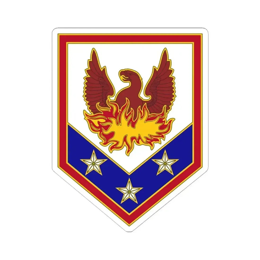 110 Maneuver Enhancement Brigade (U.S. Army) STICKER Vinyl Kiss-Cut Decal 6 Inch White - The Sticker Space