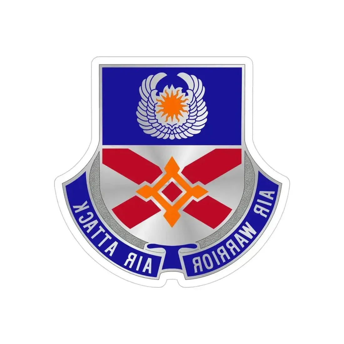 111 Aviation Regiment (U.S. Army) REVERSE PRINT Transparent Die-Cut STICKER - The Sticker Space