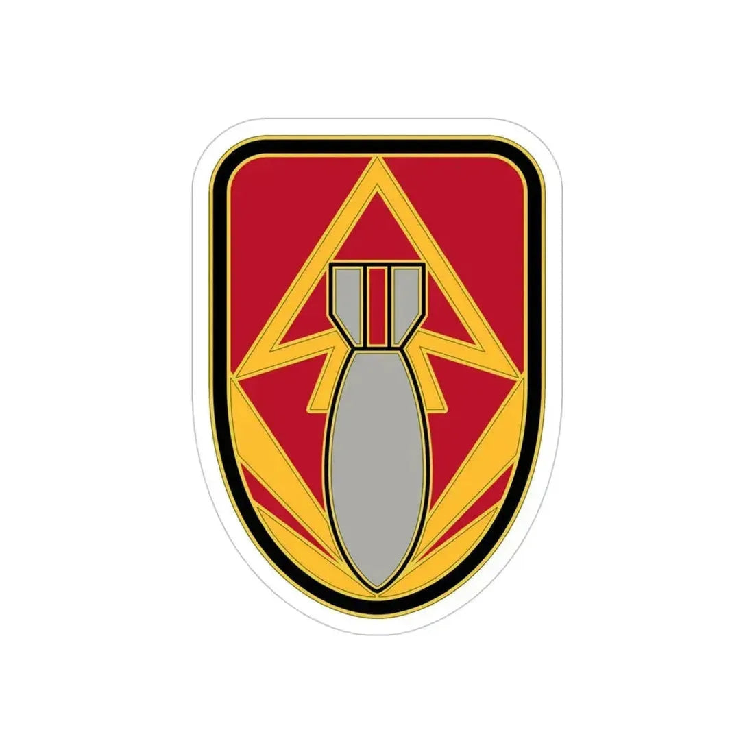 111 Ordnance Group 2 (U.S. Army) REVERSE PRINT Transparent Die-Cut STICKER - The Sticker Space