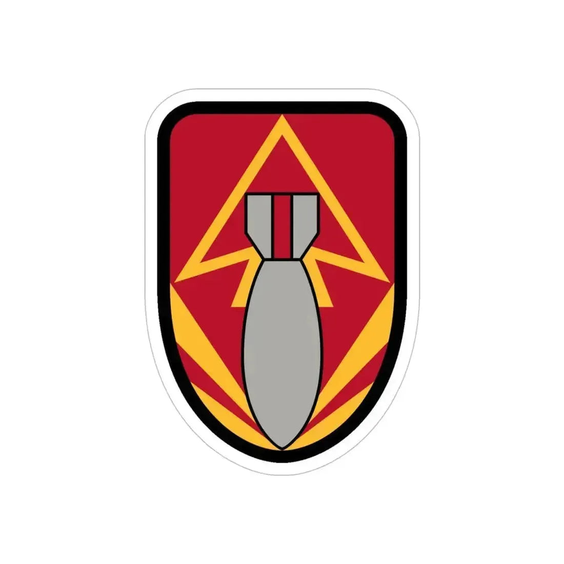 111 Ordnance Group (U.S. Army) REVERSE PRINT Transparent Die-Cut STICKER - The Sticker Space
