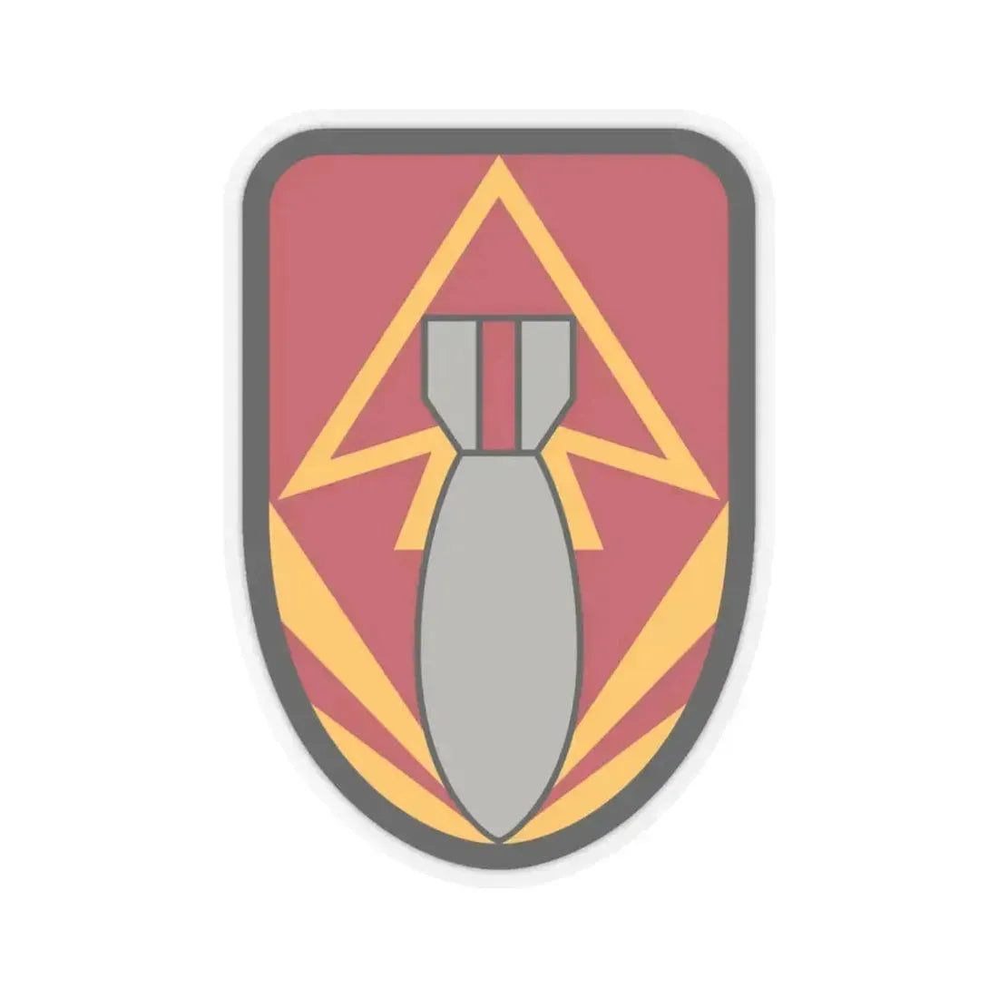 111 Ordnance Group (U.S. Army) STICKER Vinyl Kiss-Cut Decal 6 Inch Transparent - The Sticker Space