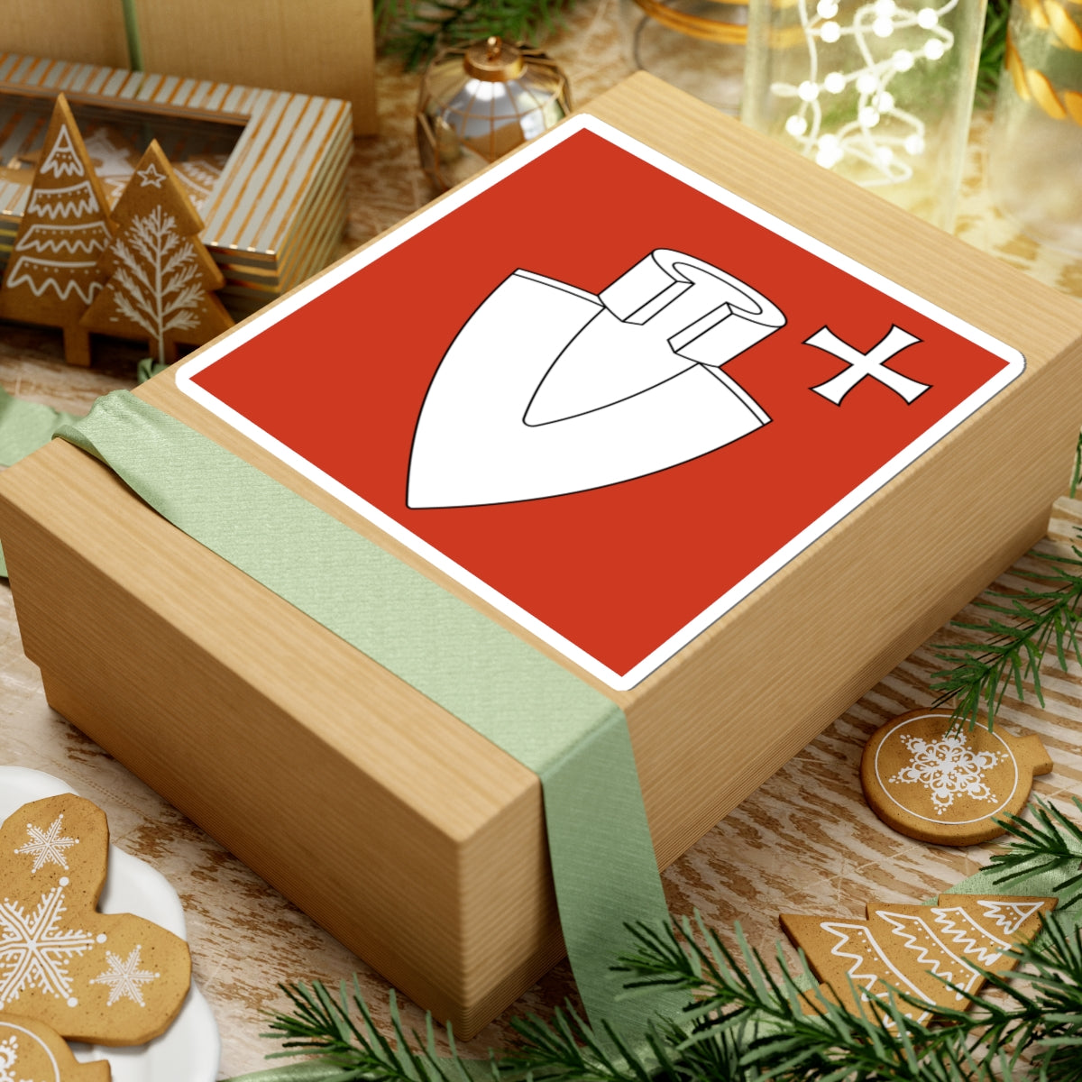 CHE Schwamendingen ZH Flag (Switzerland) STICKER Vinyl Kiss-Cut Decal