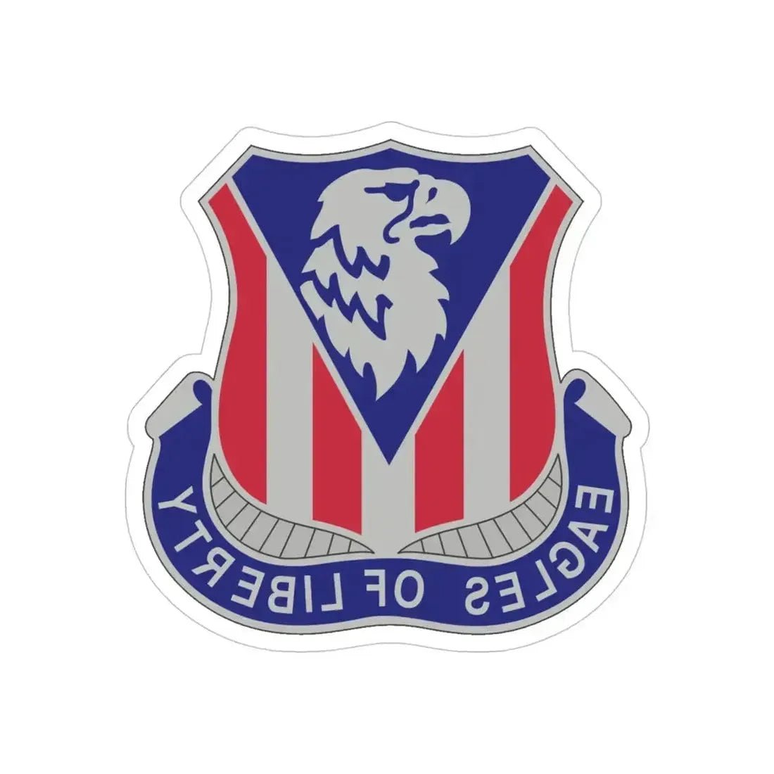 114th Aviation Regiment (U.S. Army) REVERSE PRINT Transparent Die-Cut STICKER - The Sticker Space