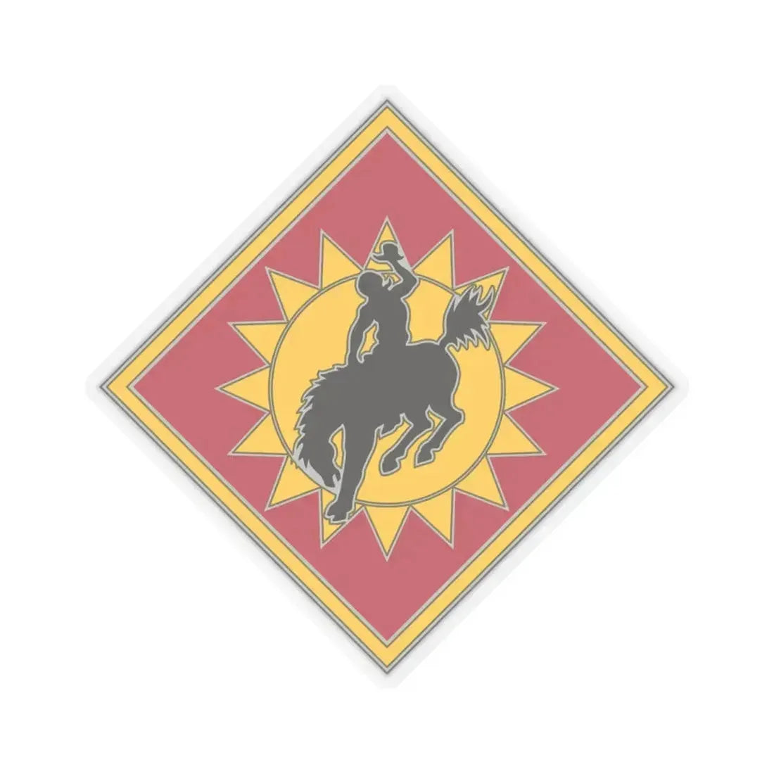115th Field Artillery Brigade (U.S. Army) STICKER Vinyl Kiss-Cut Decal 4 Inch Transparent - The Sticker Space