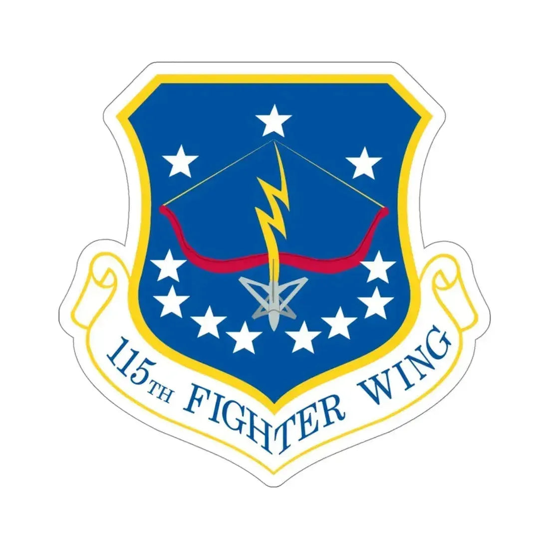 115th Fighter Wing (U.S. Air Force) STICKER Vinyl Die-Cut Decal - The Sticker Space