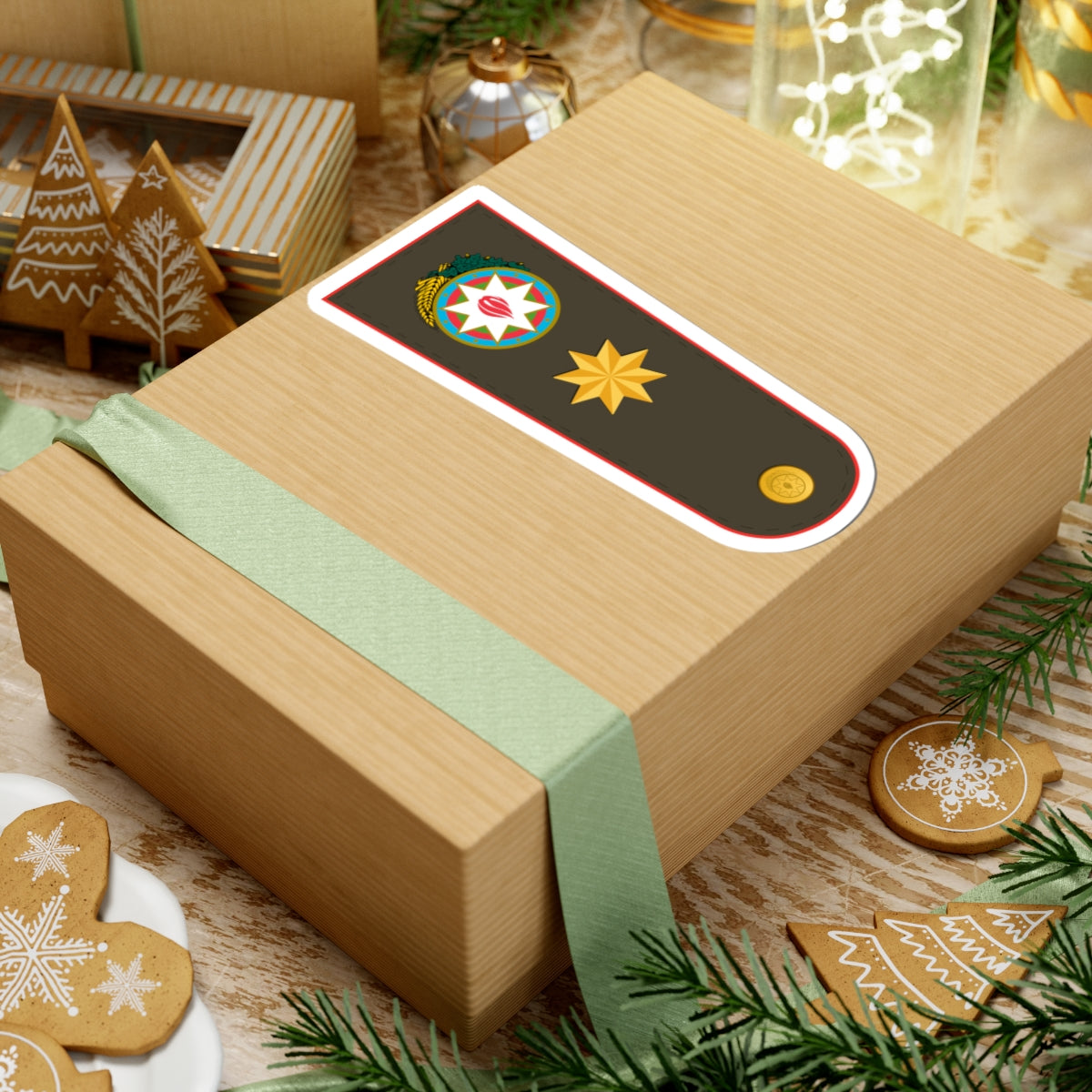 Ordu generalı SQ (Azerbaijan) (Military Rank) STICKER Vinyl Kiss-Cut Decal