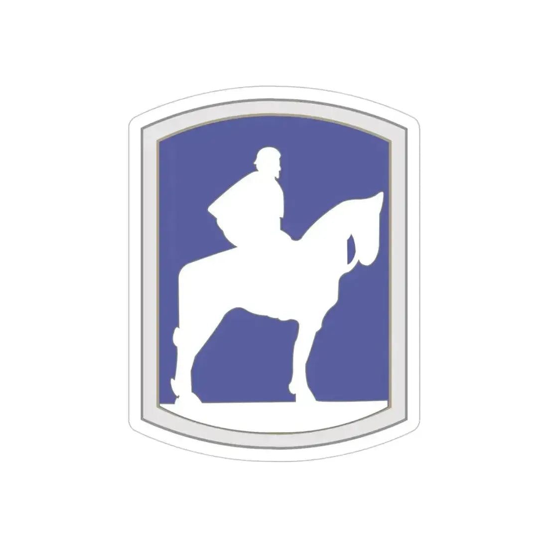 116th Infantry Brigade Combat Team 2 (U.S. Army) REVERSE PRINT Transparent Die-Cut STICKER - The Sticker Space