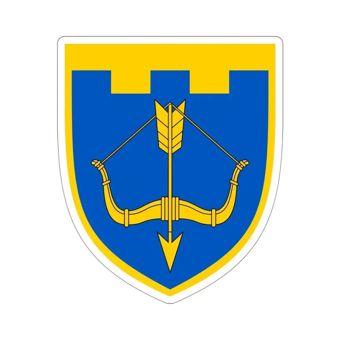 118th Detached Territorial Defense Brigade (Ukraine) STICKER Vinyl Die-Cut Decal - The Sticker Space