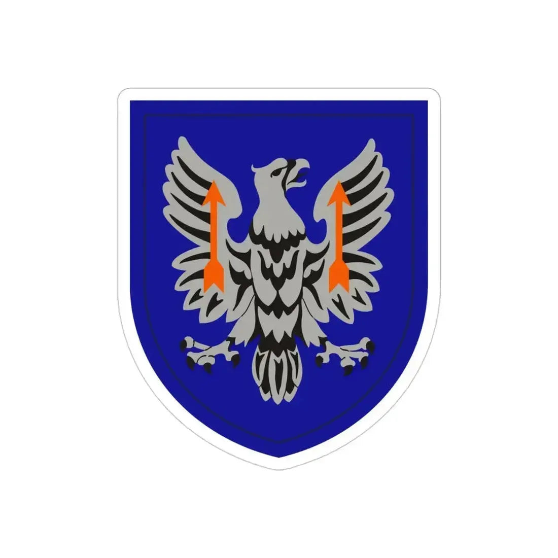 11th Expeditionary Combat Aviation Brigade (U.S. Army) REVERSE PRINT Transparent Die-Cut STICKER - The Sticker Space