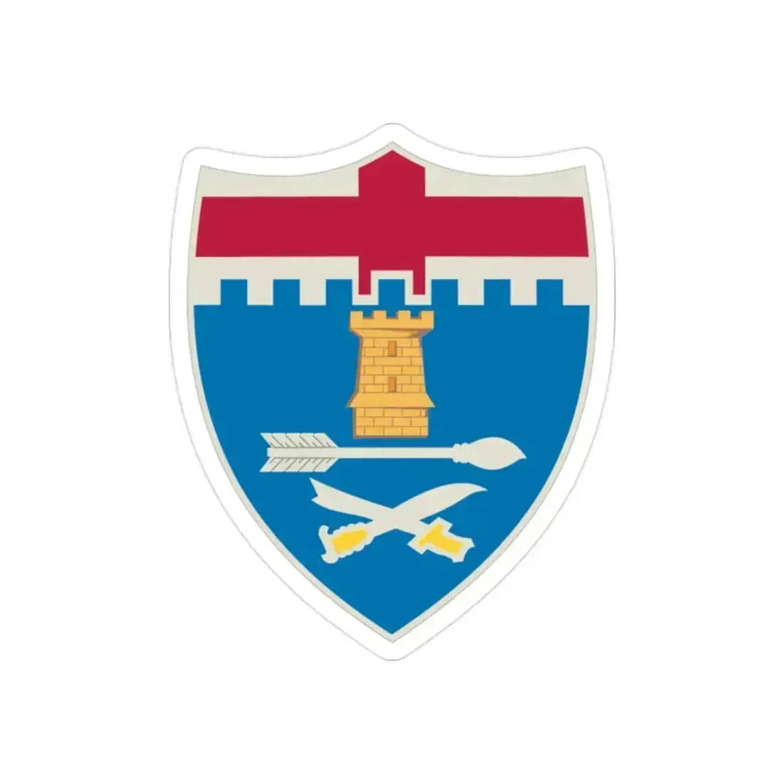11th Infantry Regiment (U.S. Army) REVERSE PRINT Transparent Die-Cut STICKER - The Sticker Space