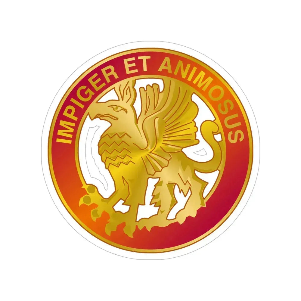 12 Coast Artillery Regiment (U.S. Army) Transparent STICKER Die-Cut Vinyl Decal 6 Inch - The Sticker Space