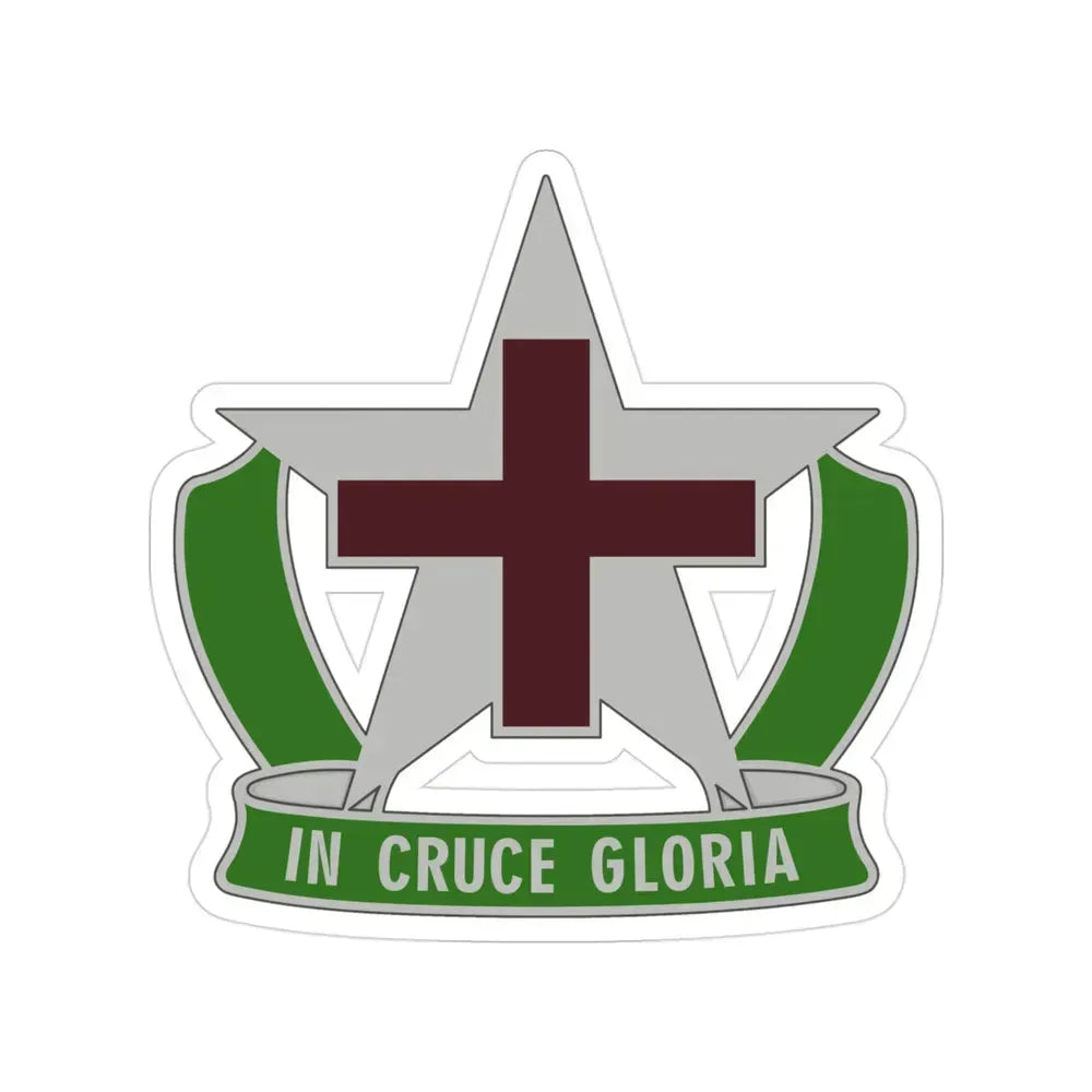 12 Field Hospital (U.S. Army) Transparent STICKER Die-Cut Vinyl Decal - The Sticker Space