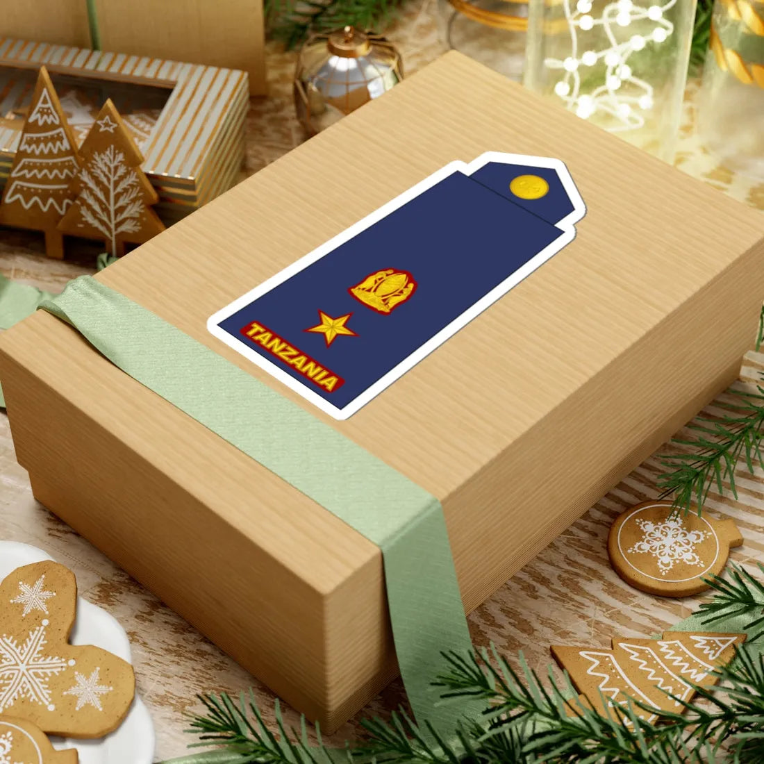 12 Tanzania Air Force LTC (Tanzania) (Military Rank) STICKER Vinyl Kiss-Cut Decal - The Sticker Space