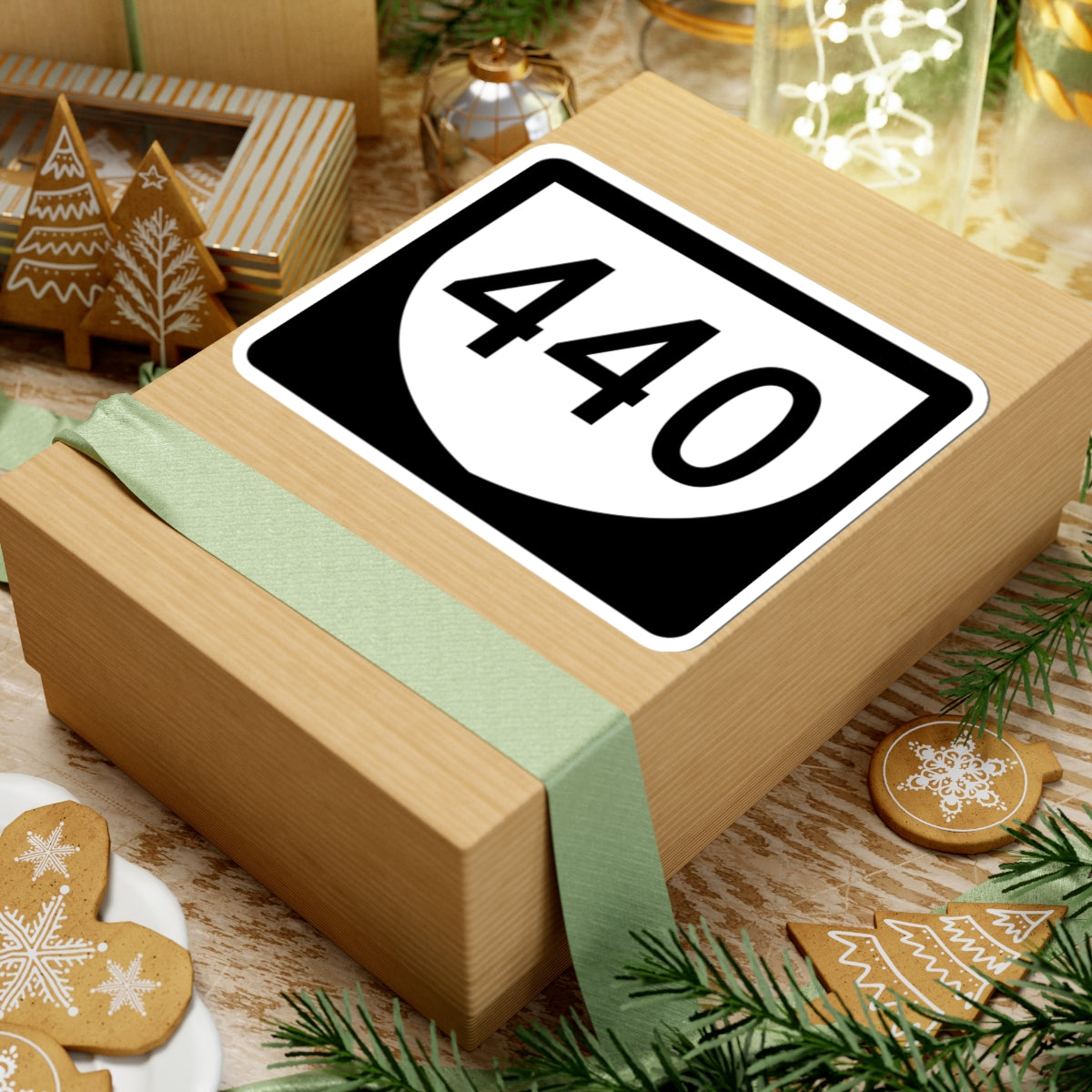 PR urban primary 440 (Puerto Rico) (Road Sign) STICKER Vinyl Kiss-Cut Decal