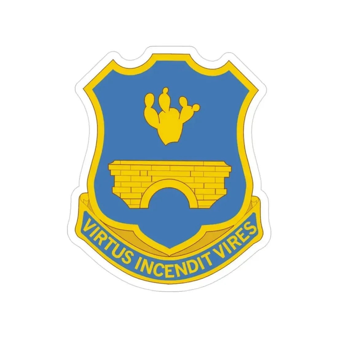 120th Infantry Regiment (U.S. Army) Transparent STICKER Die-Cut Vinyl Decal - The Sticker Space