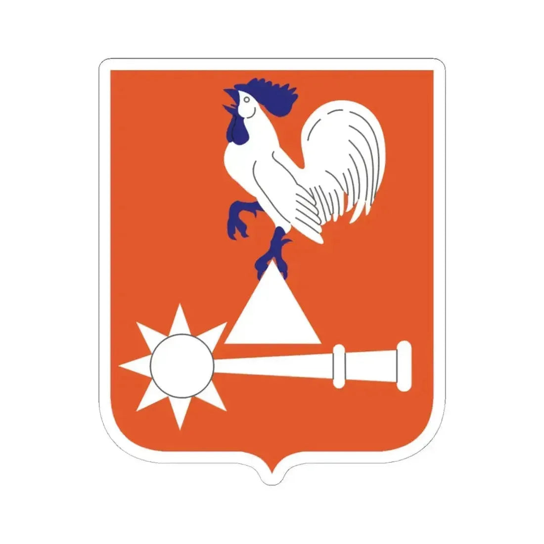 123 Signal Battalion 2 (U.S. Army) STICKER Vinyl Kiss-Cut Decal 6 Inch White - The Sticker Space