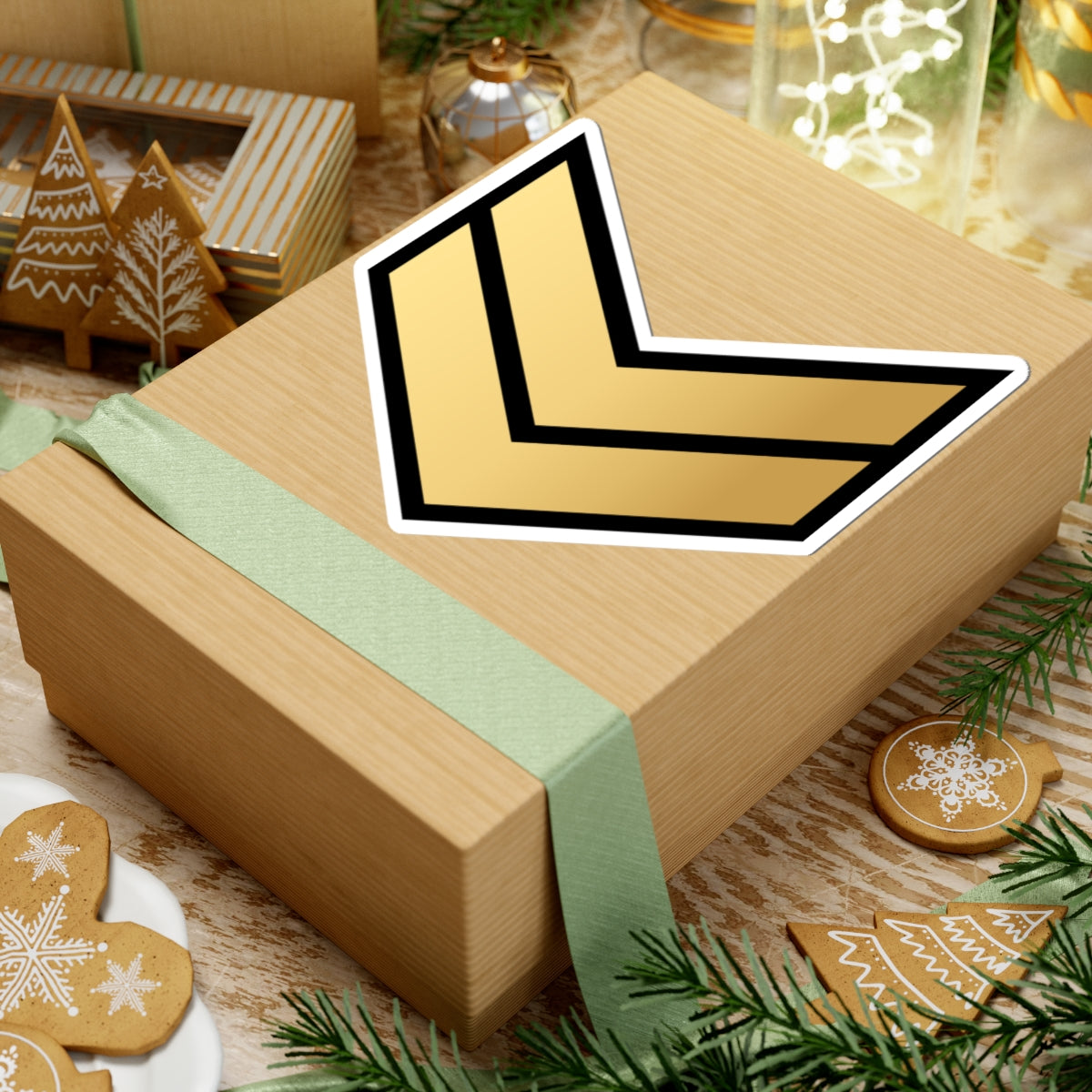 02. KNF CPL (Kuwait) (Military Rank) STICKER Vinyl Kiss-Cut Decal