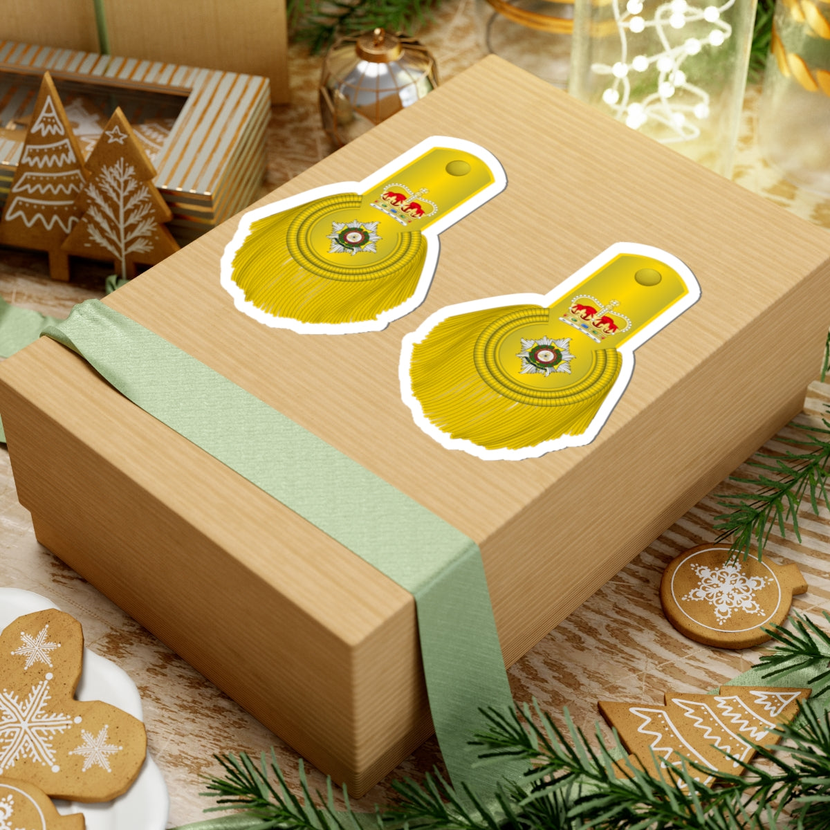 British Army Col1810 1855 (United Kingdom) (Military Rank) STICKER Vinyl Kiss-Cut Decal