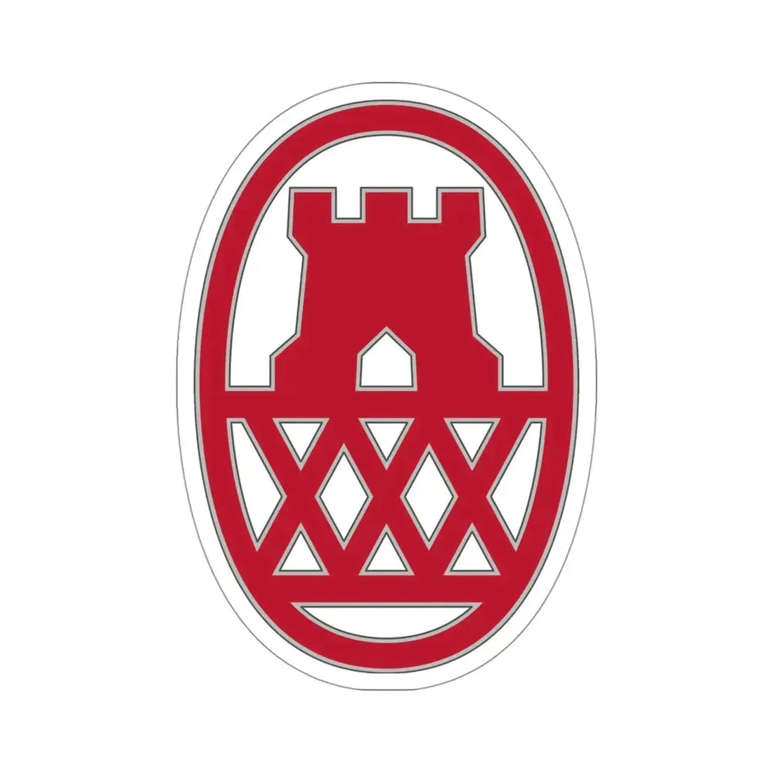 130 Maneuver Enhancement Brigade (U.S. Army) STICKER Vinyl Die-Cut Decal - The Sticker Space